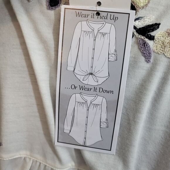 Hope springs blouse, floral, size S - Picture 9 of 12